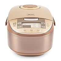 Aroma Housewares ARC-6106 Aroma Professional 6 Cups Uncooked Rice, Slow Cooker, Food Steamer, MultiCooker, Champagne