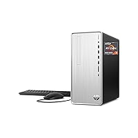 HP Pavilion Desktop Computer PC, AMD Ryzen 7 Processor, AMD Radeon Graphics, 16 GB SDRAM, 512 GB PCIe SSD, Windows 11 Pro OS, 9 USB Ports, High-Performance Wi-Fi & Bluetooth, (TP01-2062,2022)