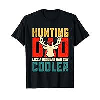 Hunting Dad Like A Regular Dad But Cooler Retro Father's Day T-Shirt