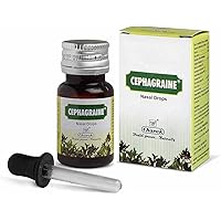 KRISTINA Charak Pharma Cephagraine Drops for Nasal Decongestion in Sinusitis - 15 ml (Pack of 3)