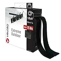Extreme Outdoor Double Sided Mounting Tape | Holds up to 15 Pounds on Brick or Other Rough Surfaces | UV and Weather Resistant | 14Ft Heavy Duty Roll