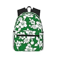 Hawaii Flower Print Backpack Laptop For Men Women For Travel,Sports, Beach, Casual & Work Day Backpack ﻿