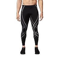 CW-X Men's Standard Endurance Generator Joint and Muscle Support Compression Tight, Black/Gradient Moroccan Blue