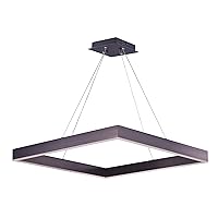ET2 E24297-COF Metallika LED Single Pendant, Coffee Finish, Glass, PCB LED Bulb, 4W Max., Dry Safety Rated, 2900K Color Temp., Low-Voltage Electronic Dimmer, Glass Shade Material, 320 Rated Lumens