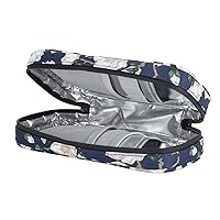 Insulin Cooler Box, Versatile EVA Diabetic Cooling Bag Insulated Large Capacity Exquisite Floral Pattern for Daily Outings (Type 3)