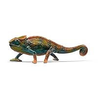 Schleich Wild Life Realistic Color-Changing Chameleon Figure - Wild Animal Toy Figurine, Durable for Education and Imaginative Play for Boys and Girls, Gift for Kids Ages 3+