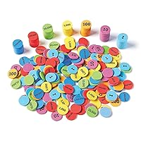 Learning Resources Place Value Disks, Early Math Skills, Set of 280 Pieces, Ages 6+