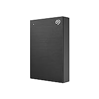 Seagate One Touch, 1TB, Portable External Hard Drive, PC Notebook & Mac, USB 3.0, Black, 1 year MylioCreate, 4 mo Adobe Creative Cloud (STKB1000400)