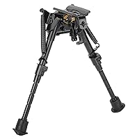 Caldwell XLA Pivot Bipod with Adjustable Notched Legs and Slim Folding Design for Easy Transport, Rifle Stability, and Target Shooting