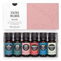 Edens Garden Health & Wellness Essential Oil 6 Set, Best 100% Pure Aromatherapy Family Kit (for Diffusion & Therapeutic Use), 10 ml
