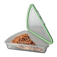 Pizza Slice To-Go Compartment Container, 9-1/4