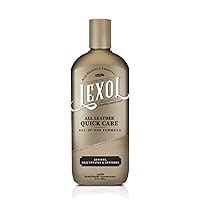 Lexol All Leather Quick Care All-in-One Leather Cleaner and Conditioner for Car Seats and Interiors, Couches and Furniture, Shoes and Boots, Bags and Jackets, Baseball Gloves and Saddles, 16.9 oz
