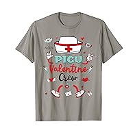 PICU Valentine Crew Nurse Pediatric Intensive Care Unit T-Shirt