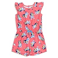 Bluey French Terry Sleeveless Romper Infant to Big Kid