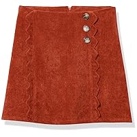 Amy Byer Girls' Scalloped Front Skirt