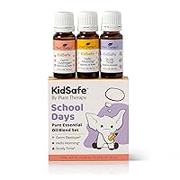 School Days KidSafe Essential Oil Blends Set 100% Pure, Undiluted, Therapeutic Grade