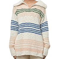 O'NEILL Womens Culver Long Sleeve Sweater Winter White