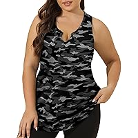 FOREYOND Women's Plus Size Workout Long Short Sleeve Sport Tee Loose Fit Athletic Yoga Running Workout Shirts