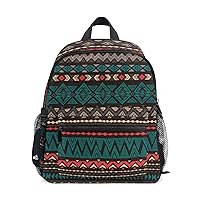 My Daily Kids Backpack Aztec Tribal Stripe Nursery Bags for Preschool Children