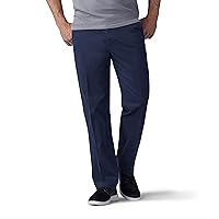 Lee Men's Extreme Motion Flat Front Regular Straight Pant