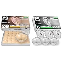 PQ 28 Wax Silicone Ear Plugs Beige & PQ 6 Wax Silicone Ear Plugs