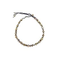 BjB Semi-precious Stone Hand Beaded Braided Choker Style Fashion Necklace.
