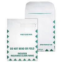 Quality Park, HCFS-1500 Window Envelopes, Redi-Seal, First Class, White, 100 per Box,(54692)