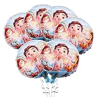 6pcs Luca aluminum foil balloons, Luca themed party supplies,Luca Themed Birthday Party Decoration