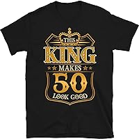 50th Birthday Gift for Men, Custom Name Birthday Shirt for Dad, 50th Birthday Tee for Him, 50 Birthday Dad Gift, Husband 50 Bday T-Shirt Er