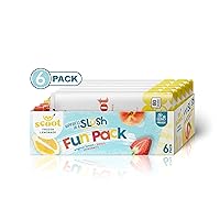 Scoot Frozen Lemonade - Variety 6 Pack Featuring Original, Peach, and Strawberry Flavors
