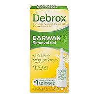 Debrox Earwax Removal Aid Drops - 0.5 oz, Pack of 2