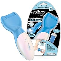 Power Cordless Motorized Callus Remover w/ Bright LED Light As Seen On TV, Quickly Removes Calluses & Dry Skin w/ 2000 RPMs of Spinning Action for Smooth, Soft Feet, Easy-Grip Ergonomic Handle