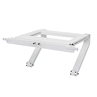 Top Shelf TSB-2438 Universal Heavy Duty Window Air Conditioner AC Support Bracket -Holds Up to 225 lbs., No Drilling or Tools Required, White