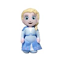 Aqua Pals Disney Classic Elsa Plush Water Toy for Kids Ages 2+, Fast-Drying Waterproof Plush Doll Toy for Pool and Bathtub, Medium, Blue/White, 16