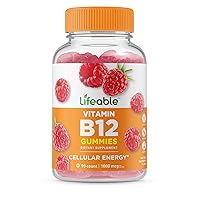 Vitamin B12 1000 mcg - Great Tasting Natural Flavor Gummy Supplement Vitamins - Gluten Free Vegetarian Chewable B 12 - for Energy, Mood, Metabolism Support - for Adults Men Women - 90 Gummies