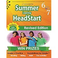 Summer Learning HeadStart, Grade 6 to 7: Fun Activities Plus Math, Reading, and Language Workbooks: Bridge to Success with Common Core Aligned ... (Summer Learning HeadStart by Lumos Learning)