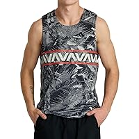 RVCA Men's Sport Hawaii Taro Mesh Tank Top Shirt