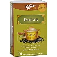 Prince of Peace Detox Tea, 18 Tea Bags – Herbal Detox Tea – Prince of Peace – Traditional Medicinal Tea – Herbal Tea Bags – Detox Herbal Tea Supplement