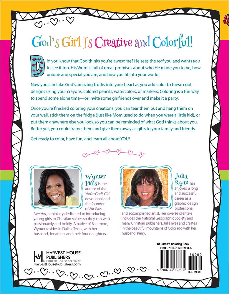 You're God's Girl! Coloring Book (God's Girl Coloring Books for Tweens)