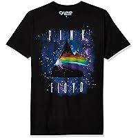Liquid Blue Men's Plus-Size Pink Floyd Dark Side Space Short Sleeve T-Shirt