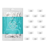 100pcs Disposable Compressed Facial Mask by Project E Beauty | DIY Sheet Mask | Cotton Mask for Travel & Home Use | Cosmetic Facial Paper for Toner, Serum, or Lotion (100, Compressed Facial Mask)