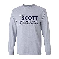 Long Sleeve Adult T-Shirt Keith Scott Body Shop North Carolina TV