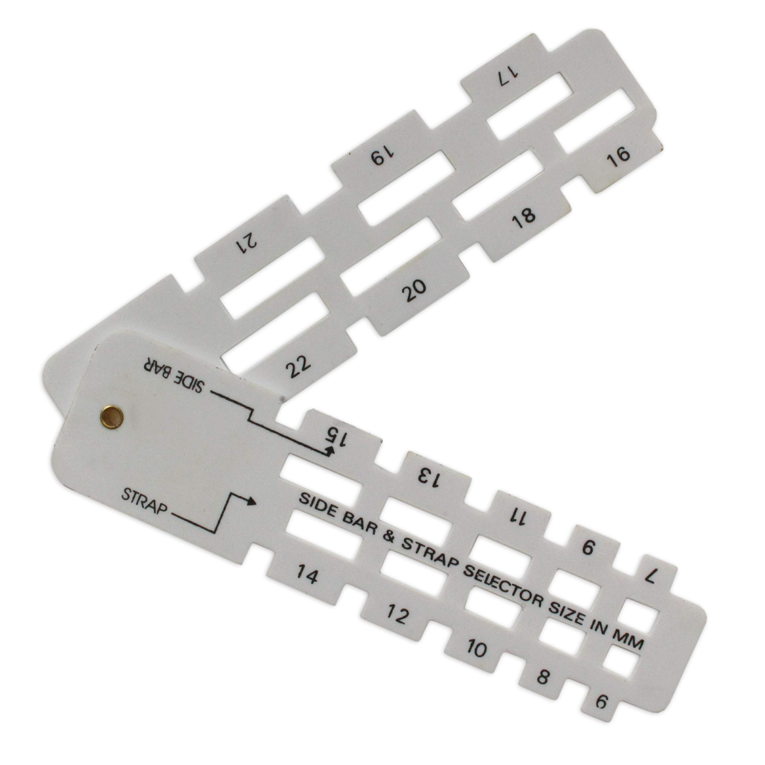 Jewellers Tools Plastic Spring Bar Gauge : Watch Band Strap Measuring Watchmaker Sizing Tool (50)