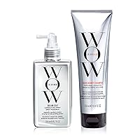 COLOR WOW Ultimate Glass Hair Bundle - Award-winning duo for long-lasting frizz-free, shiny, glass hair. Humidity-proofs strands. Built-in heat protection.