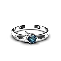 Blue Topaz Ring For Women And Girls