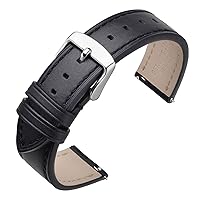 ANNEFIT Watch Band 16mm 17mm 18mm 19mm 20mm 21mm 22mm - Classic Oil Wax Leather Quick Release Watch Strap for Men Women