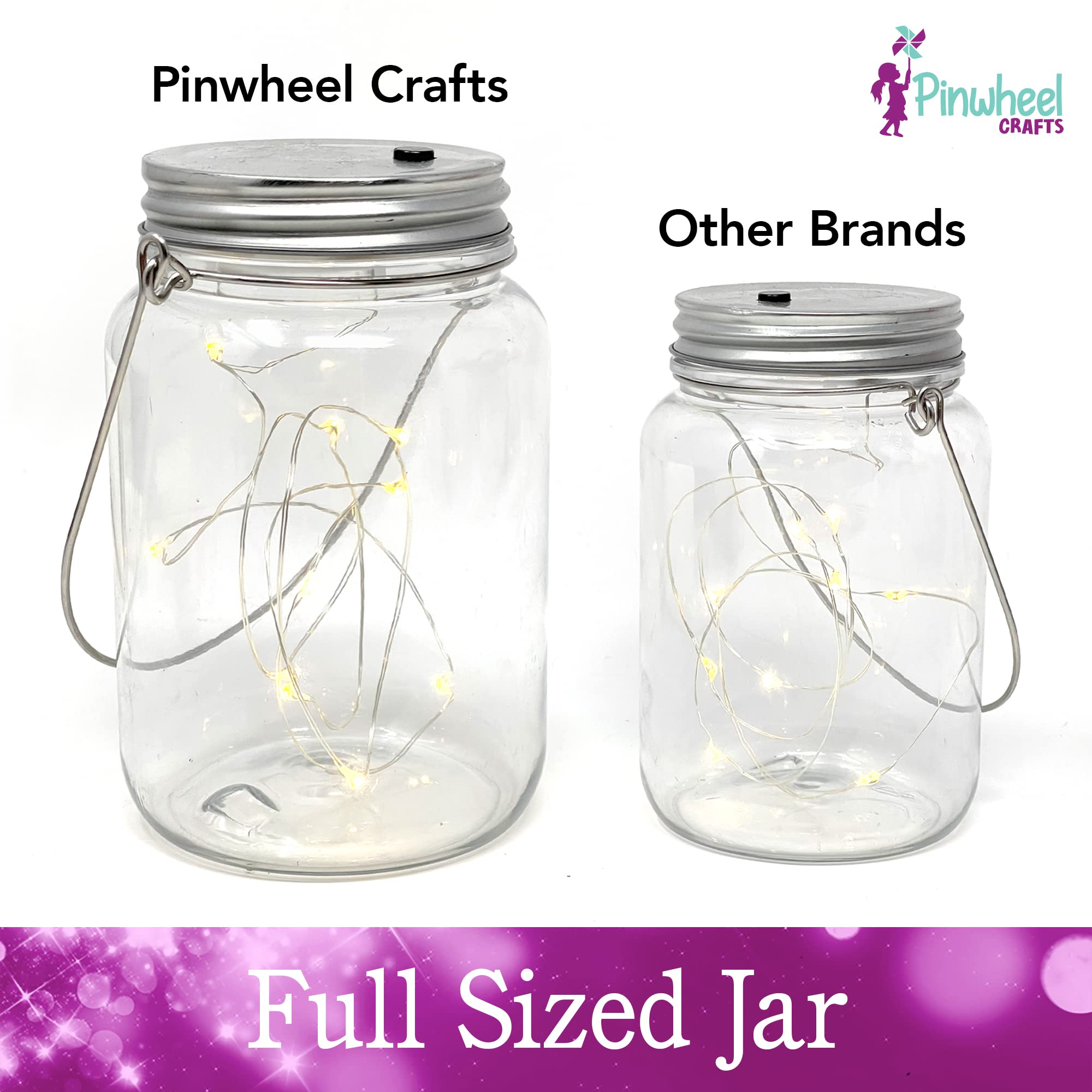Arts and Crafts for Kids Ages 8-12: Fairy Jar Kit – Make Your Own Fairy Lantern Night Light – Birthday Gift for Girls - Crafts for Girls