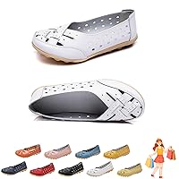 Orthopedic Loafers for Women, Casual Orthopedic Breathable Leather Loafers for Women, Fashion Flats Breathable Shoes