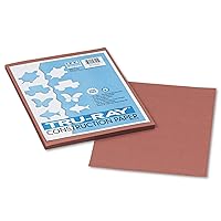Pacon 103025 Tru-Ray Construction Paper, 76 lbs., 9 x 12, Warm Brown, 50 Sheets/Pack