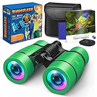 LET'S GO! Boy Toys Age 3-7 Kids Binoculars for Bird Watching|Hiking|Camping Toy for 3 4 5 6 7 Year Old Boy Girl Easter Birthday Gifts Outdoor Travel Toys for Kid Boys Ages 3-6 Stocking Stuffers
